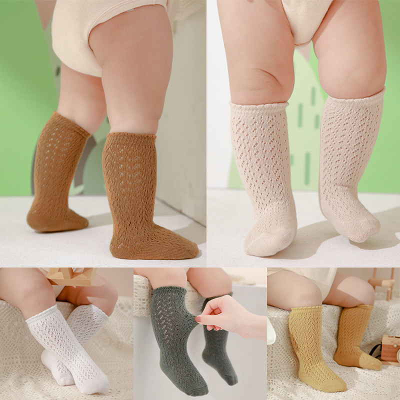 Baby Sock Oximeter - ถุงเท้าเด็กผู้หญิง Bellbell แบบถักตาข่าย ลายเจ้าหญิง สำหรับเด็กทารกและเด็กเล็ก อายุ
