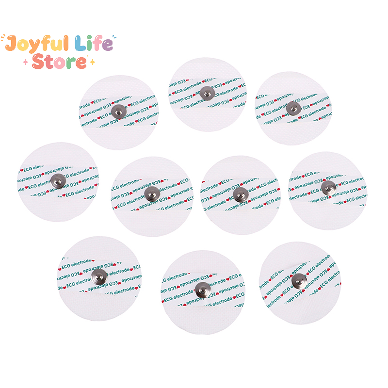 Ecg Patch Monitor - แผ่นอิเล็กโทรด ECG แบบไม่ทอ 10 ชิ้น แผ่นอิเล็กโทรด