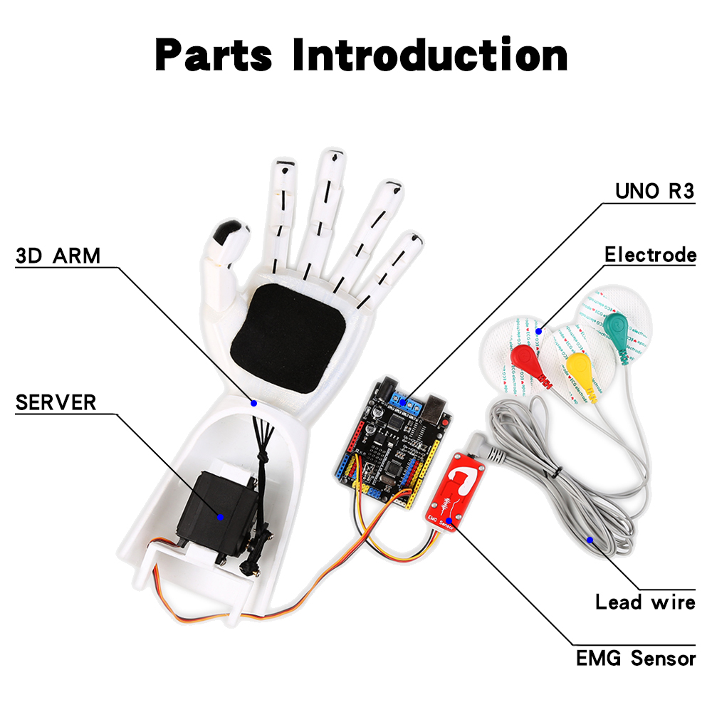 เซ็นเซอร์ EMG แขนหุ่นยนต์เซ็นเ - Muscle Sensor Emg บทวิจารณ์และราคา