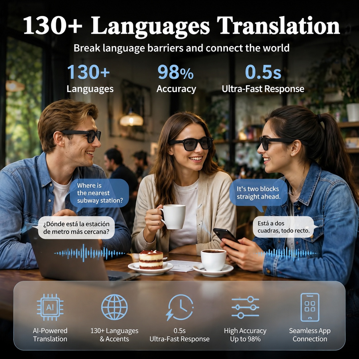 แว่นตาอัจฉริยะสำหรับบันทึกวิดี - Smart Glasses Lens บทวิจารณ์และราคา